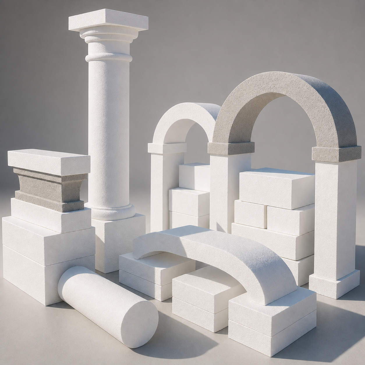 Scenic architectural environments